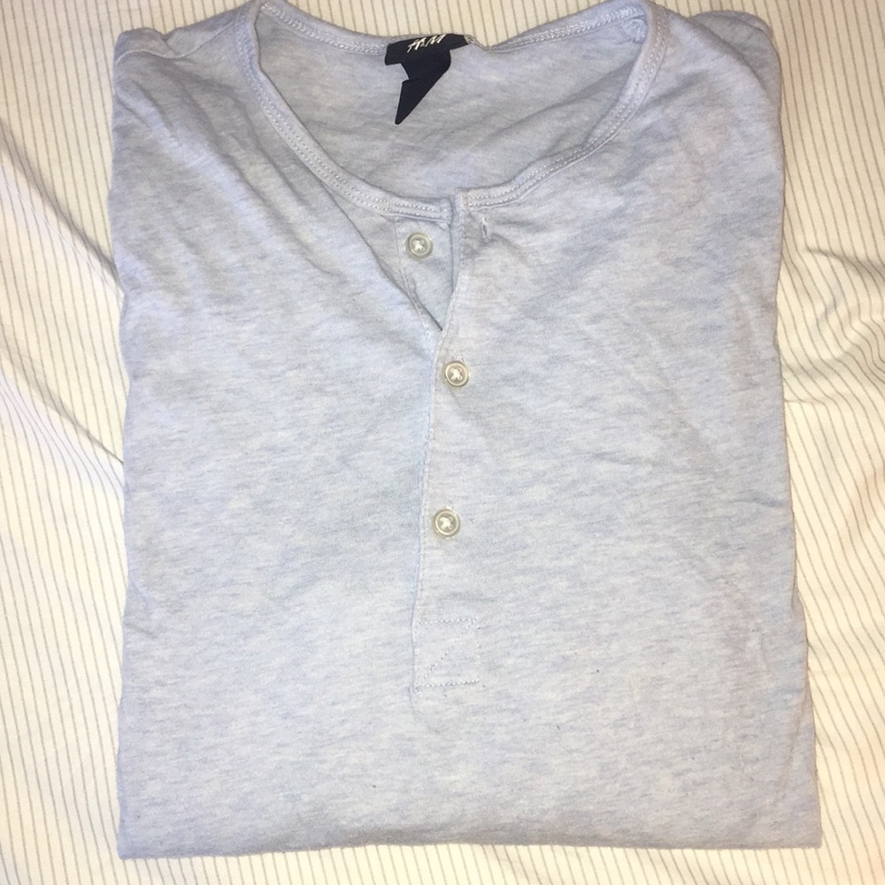CLOSETCLEAROUT h&m Henley 3/4 sleeve